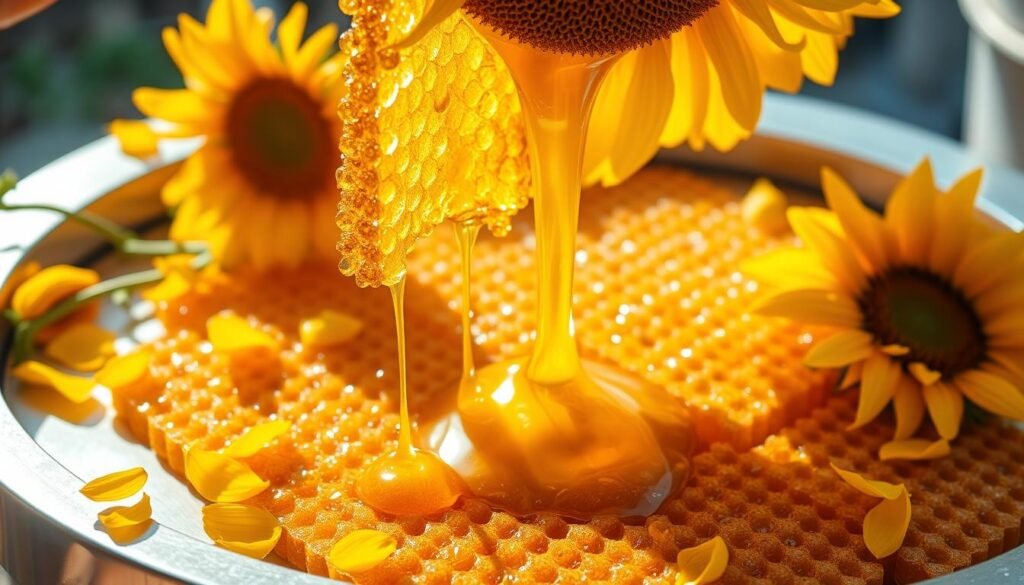 Ernte sonnenblumenhonig Ernte sonnenblumenhonig