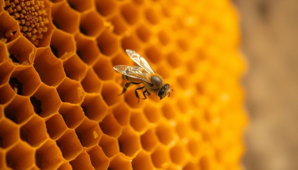 bienen nektar wabe