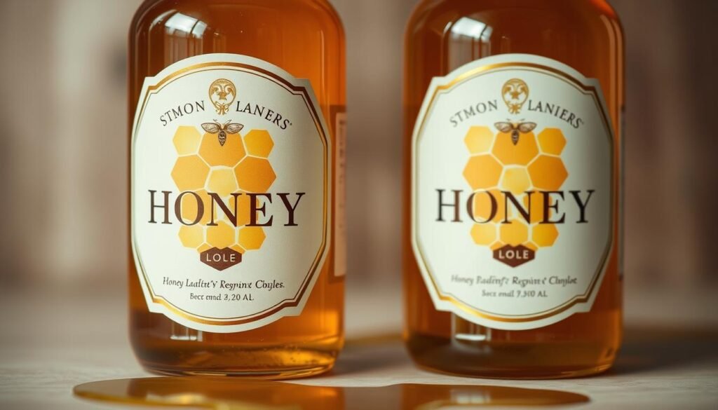 hochwertige honigetiketten