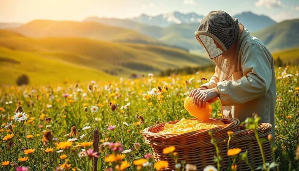 honig ernte frühjahr