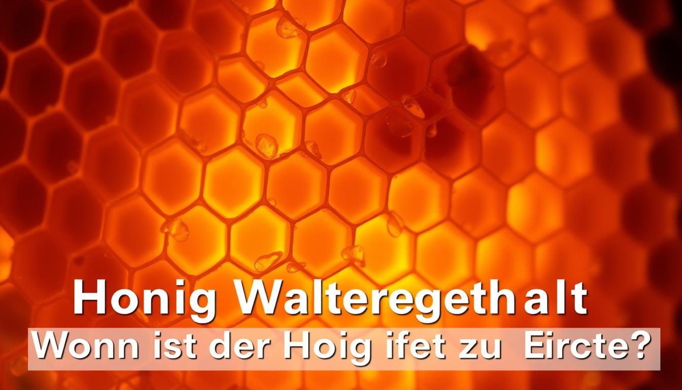 honig morgens oder abends