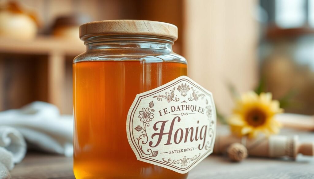honigglasetikett